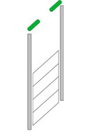 Вертикальный монтаж секционных ворот