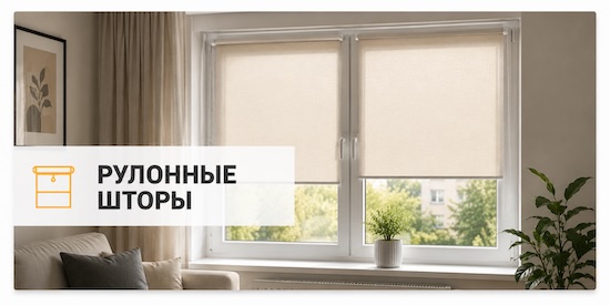 Рулонные шторы